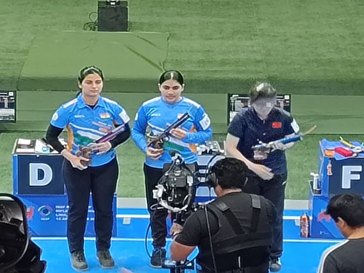 Jhajjar shooter Suruchi Singh won gold Medal in ISSF World Cup 2025 practices in Bhiwani defeated Manu Bhaker | झज्जर की शूटर सुरुचि ने ISSF वर्ल्डकप में जीता गोल्ड: मनु भाकर को हराया, भिवानी एकेडमी में ट्रेनिंग ले रहीं, ट्रेन से पहुंचती हैं प्रैक्टिस करने – Bhiwani News