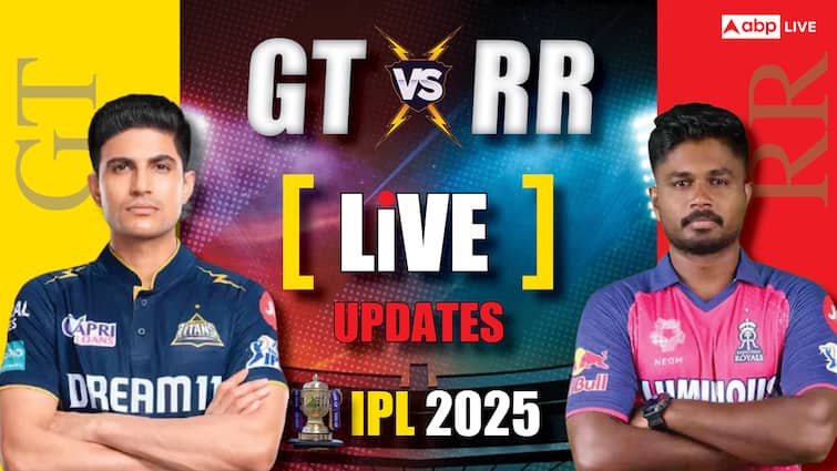 GT vs RR Score Live Updates IPL 2025 Gujarat Titans vs Rajasthan Royals Match Scorecard Ball by Ball Commentary