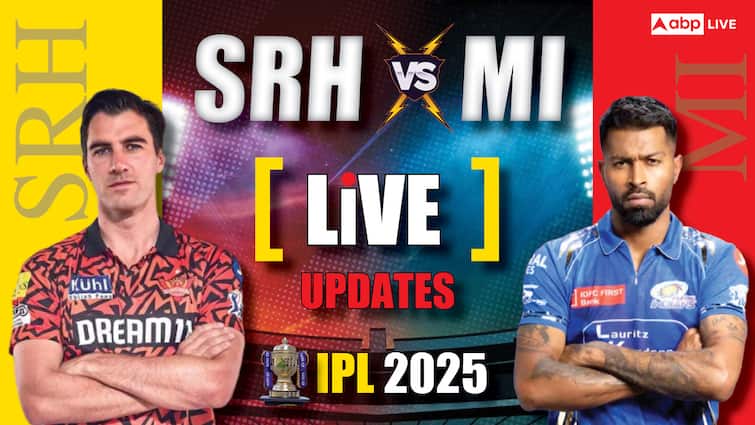 SRH vs MI Sunrisers Hyderabad and Mumbai Indians match live score and streaming updates who will win