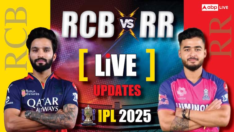 Royal Challengers Bengaluru vs Rajasthan Royals Live Updates RCB vs RR Live Score Ball By Ball Commentary Score Jio hotstar Virat Kohli