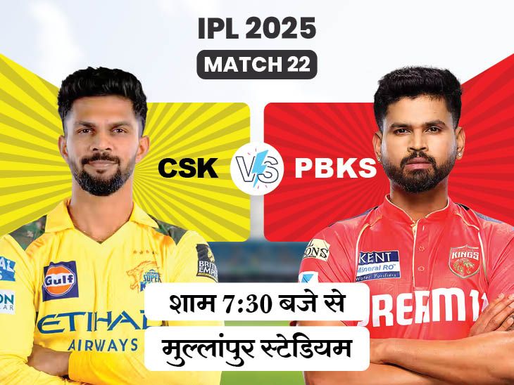 MS Dhoni; CSK Vs PBKS IPL LIVE Score Update | Shreyas Iyer Yuzvendra Chahal Noor Ahmad | आज दूसरा मैच CSK vs PBKS: चेन्नई ने लगातार तीन मुकाबले हारे, पंजाब के खिलाफ सुपर किंग्स का पलड़ा भारी
