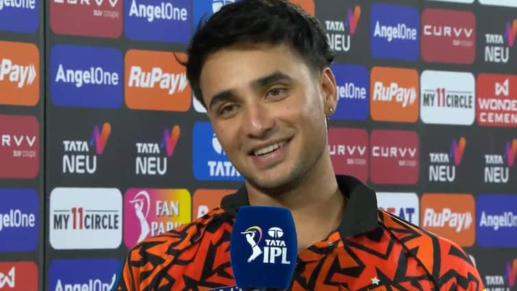 srh vs pbks abhishek sharma in post match interview says grateful to have yuvraj singh and suryakumar yadav around me