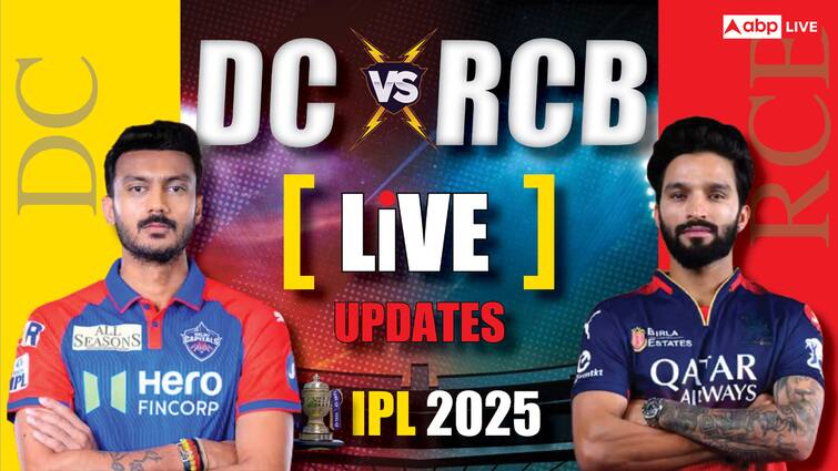 DC vs RCB Live Score Virat Kohli Royal Challengers Bangalore match against KL Rahul Delhi Capitals Live Updates