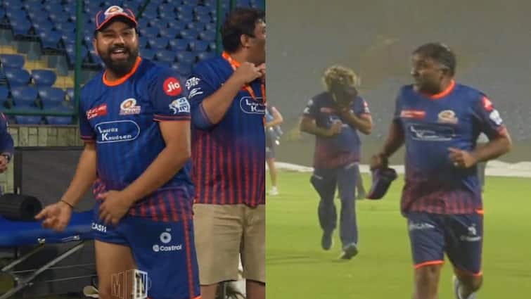 delhi dust storm rohit sharma saved Mumbai Indians players practice arun jaitley stadium IPL 2025