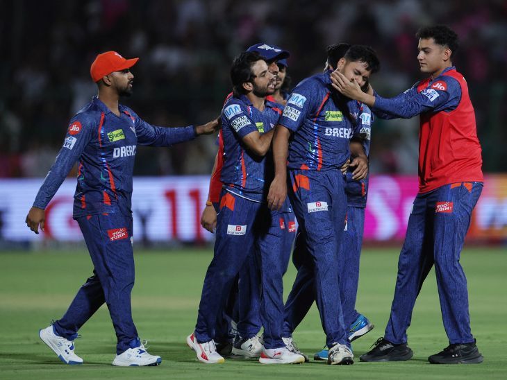 Lucknow won due to excellent death bowling beat rajasthan royals | बेहतरीन डेथ बॉलिंग से जीता लखनऊ: राजस्थान को रोमांचक मुकाबले में 2 रन से हराया; आवेश ने 3 विकेट लिए