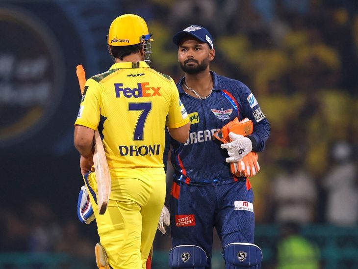 CSK won due to Dhoni-Dubey partnership beat LSG by five wickets | धोनी-दुबे की पार्टनरशिप से जीती CSK: लखनऊ को 20वें ओवर में 5 विकेट से हराया; जडेजा-पथिराना को 2-2 विकेट