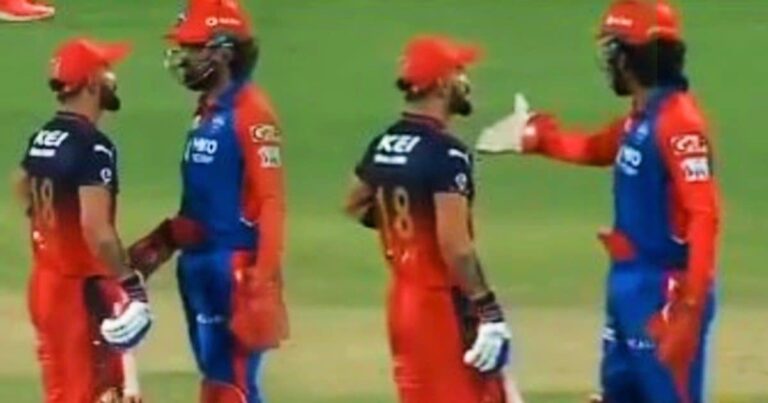 Virat Kohli Argues With KL Rahul: विराट कोहली-केएल राहुल की बहस का वीडियो वायरल, आरसीबी ने डीसी को हराया